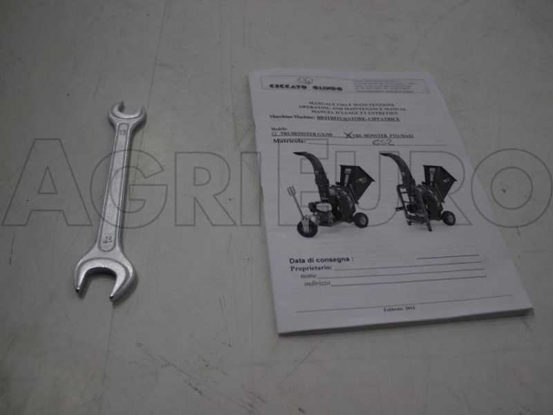 Ceccato Tritone Monster - Biotrituradora de gasolina profesional - Honda GX 390