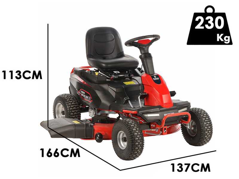 Blue Bird BR SD 98 - Cortac&eacute;sped de bater&iacute;a 48V/75Ah - Corte de 98 cm
