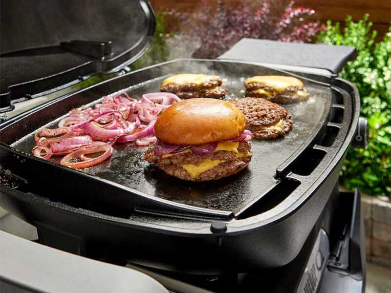 Plancha de hierro fundido esmaltado Weber - Para barbacoas Q2100N, Q2200N y Q2800N+