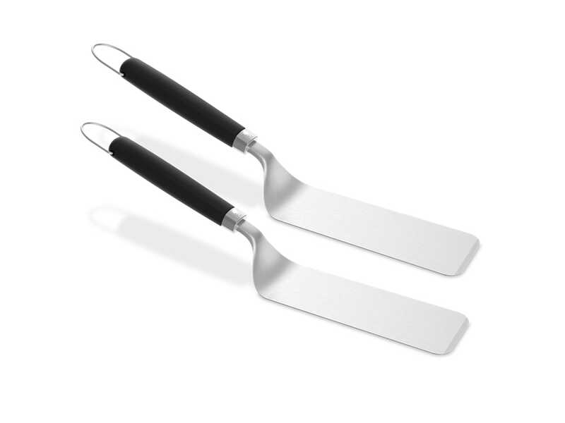 Set 2 esp&aacute;tulas para plancha Weber
