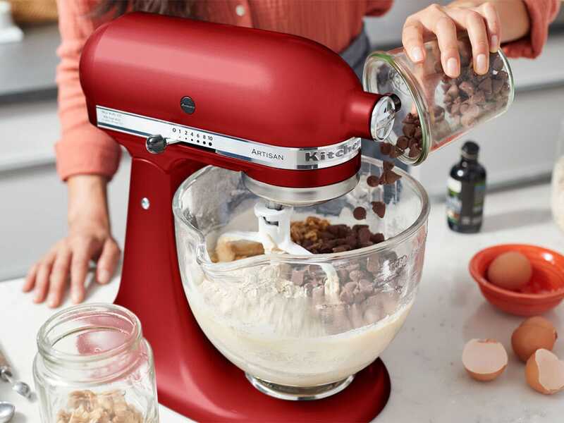 KitchenAid Artisan 5KSM125-EER Rojo Imperial - Amasadora con cabeza inclinable