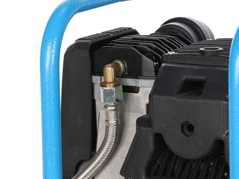 ABAC START QUIETE OS10 - Compresor de aire el&eacute;ctrico monof&aacute;sico silencioso - Sin aceite - Motor 1 HP - 6 L