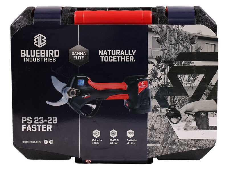 Blue Bird PS 23-28C Faster - Tijera el&eacute;ctrica de poda - 2x 16.8V 2.5Ah