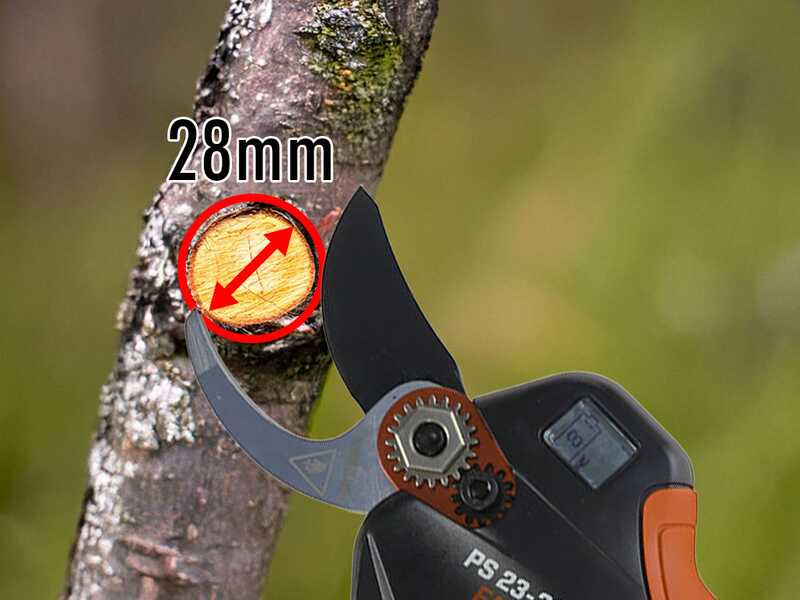 Blue Bird PS 23-28C Faster - Tijera el&eacute;ctrica de poda - 2x 16.8V 2.5Ah