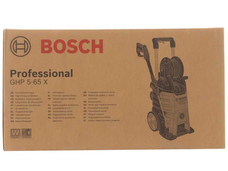 Bosch Professional GHP 5-65 X - Hidrolimpiadora de agua fría - 160 bar - 498 L/h