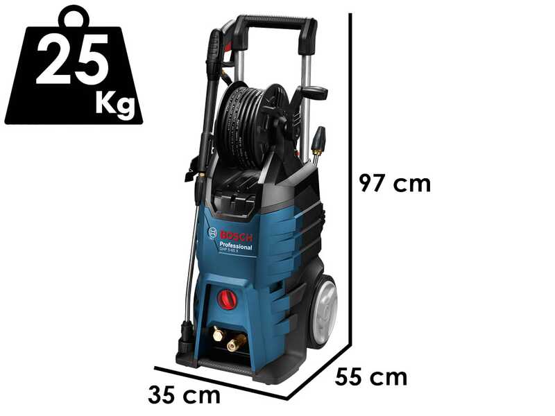 Bosch Professional GHP 5-65 X - Hidrolimpiadora de agua fría - 160 bar - 498 L/h