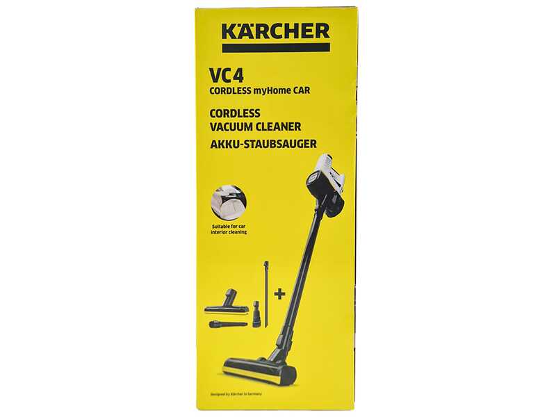Karcher VC 4 Cordless myHome Car - Escoba el&eacute;ctrica - 21.6 V - 2.5 Ah