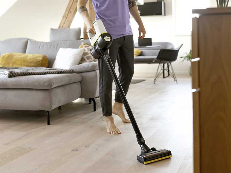 Karcher VC 4 Cordless myHome Car - Escoba el&eacute;ctrica - 21.6 V - 2.5 Ah