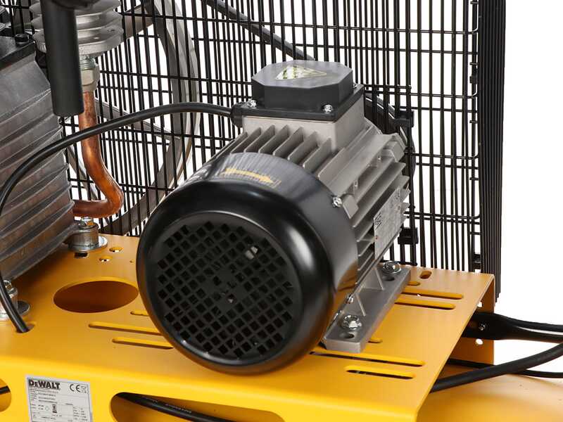 DeWalt DXCMB4T200HCE - Compresor de aire el&eacute;ctrico trif&aacute;sico de correa - Motor de 4 HP - 200 L