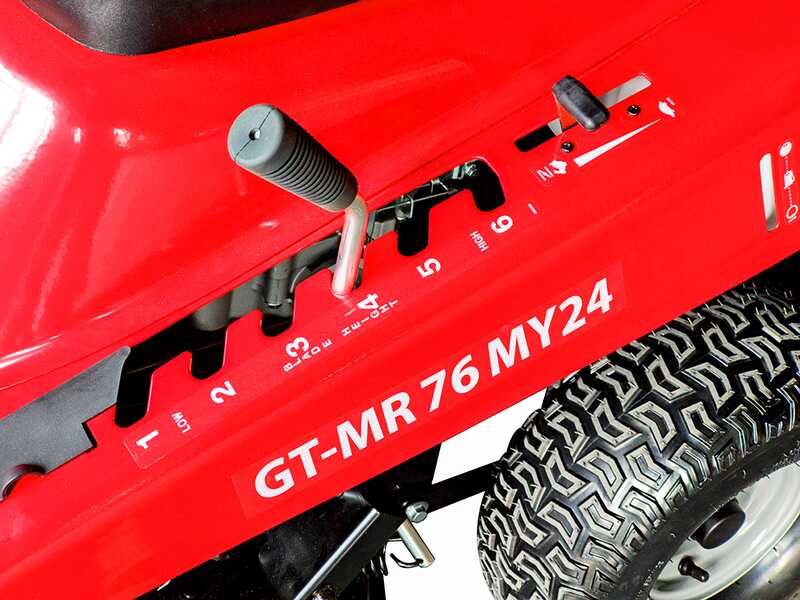 GeoTech-Pro GT-MR 76 - Tractor Rider Cortac&eacute;sped - Motor de 432cc - Arranque el&eacute;ctrico