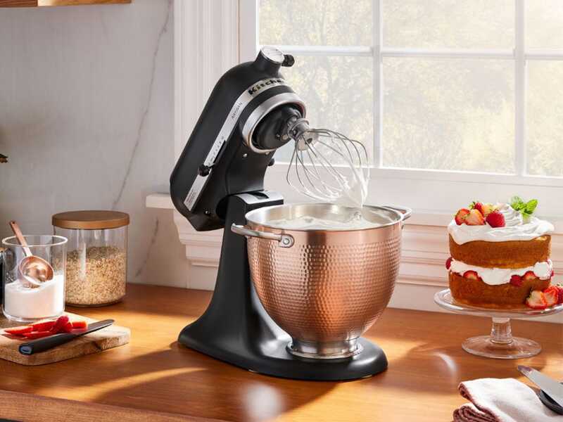 KitchenAid 5KSM5SSBCB - Cuba de cobre martillado 4.7 L