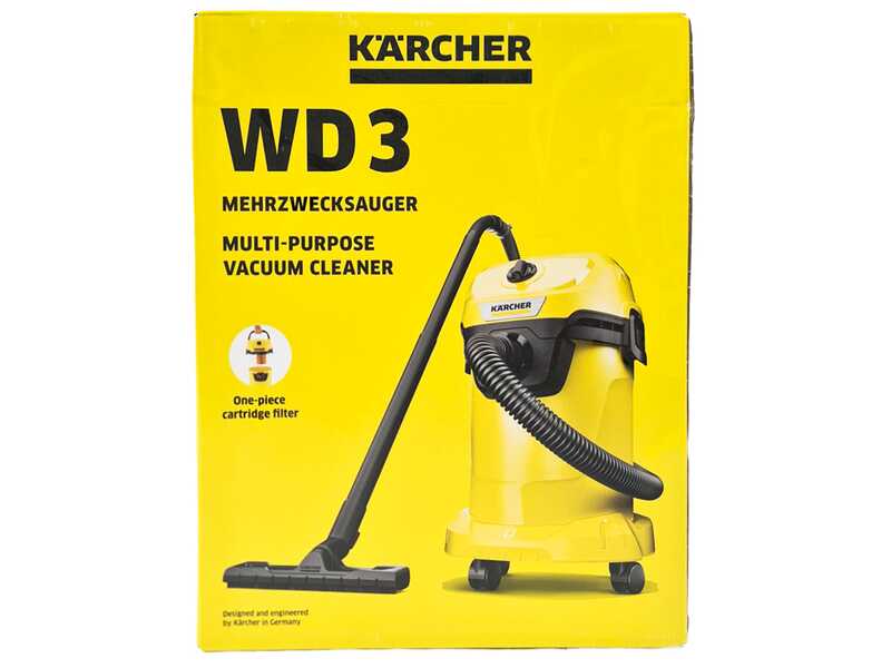 Karcher WD 3 V-19/4/20 - Aspirador Multifunci&oacute;n - Bid&oacute;n de pl&aacute;stico de 19 litros