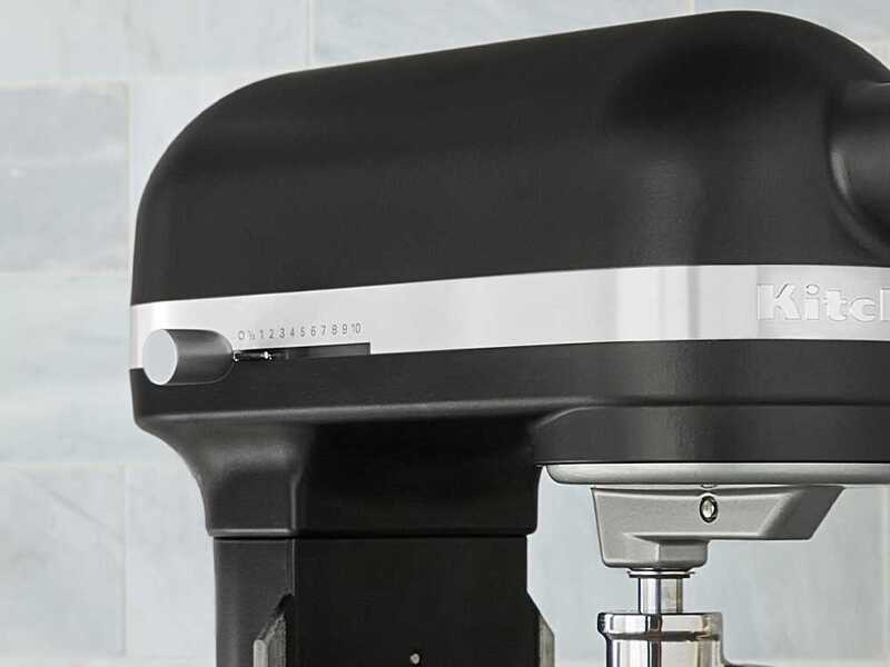 KitchenAid Artisan 5KSM60SPX Negro Mate - Amasadora con cuba elevable