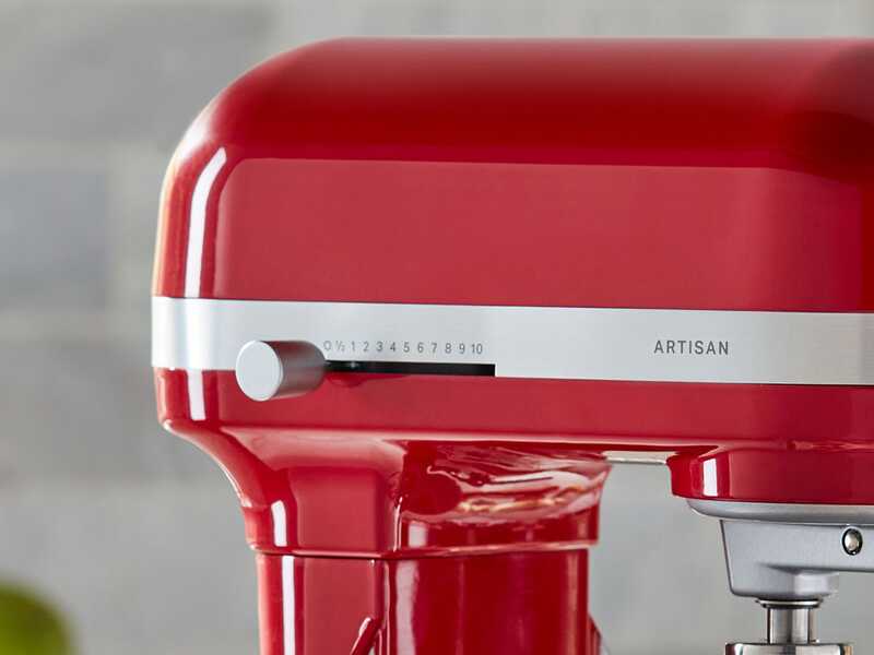 KitchenAid Artisan 5KSM60SPX-EER Rojo - Amasadora con cuba elevable
