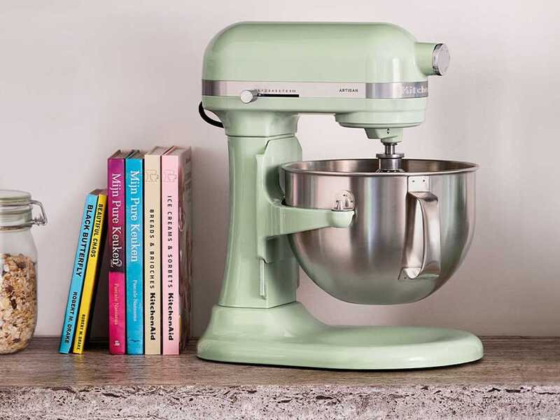KitchenAid Artisan 5KSM60SPX Verde Pistacho - Amasadora con cuba elevable