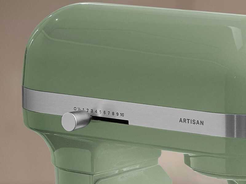 KitchenAid Artisan 5KSM60SPX Verde Pistacho - Amasadora con cuba elevable