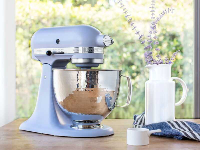 KitchenAid Artisan 5KSM125 Lavender Cream - Amasadora con cabeza inclinable