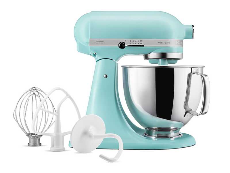 KitchenAid Artisan 5KSM125-EMI Mineral Water - Amasadora con cabeza inclinable