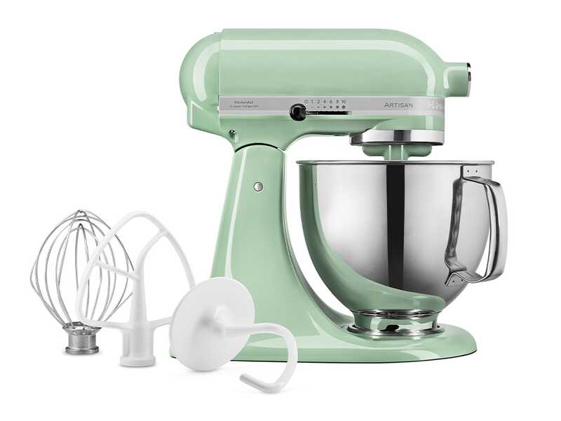 KitchenAid Artisan 5KSM125 Verde Pistacho - Amasadora con cabeza inclinable