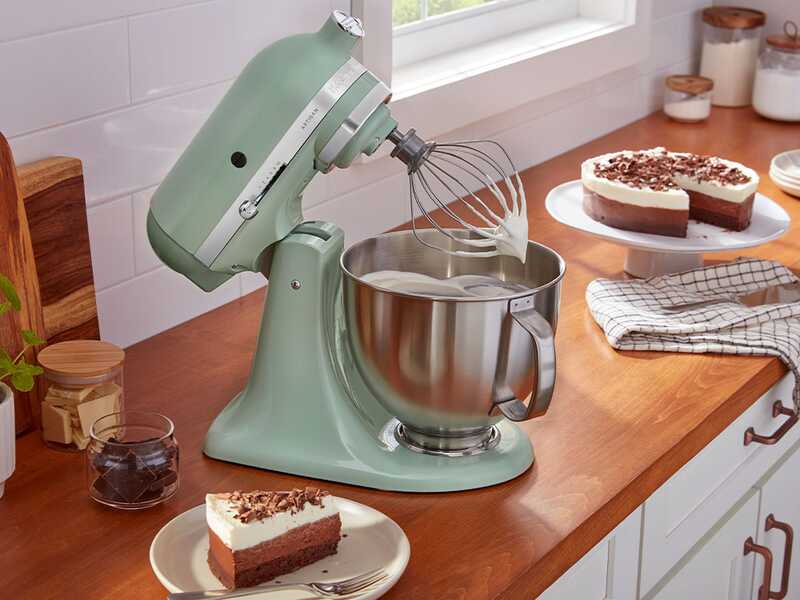 KitchenAid Artisan 5KSM125 Verde Pistacho - Amasadora con cabeza inclinable