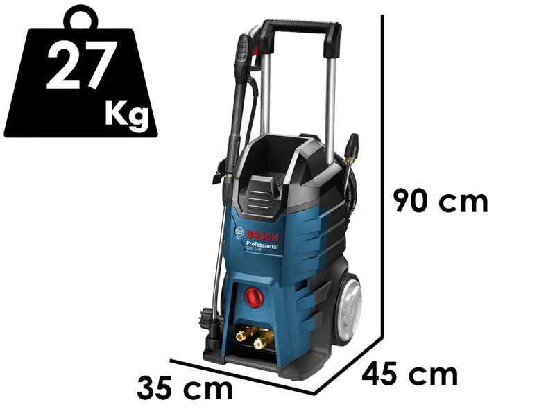 Bosch Professional GHP 5-75 - Hidrolimpiadora de agua fr&iacute;a - 185 bar - 570 L/h