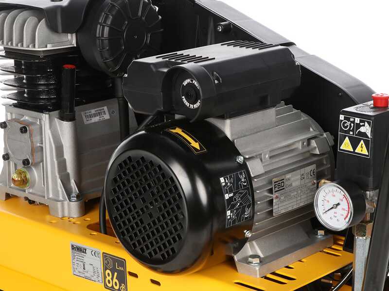 DeWalt DXCMB2M100HE - Compresor de aire el&eacute;ctrico monof&aacute;sico de correa - Motor 2 HP &ndash; 100 L