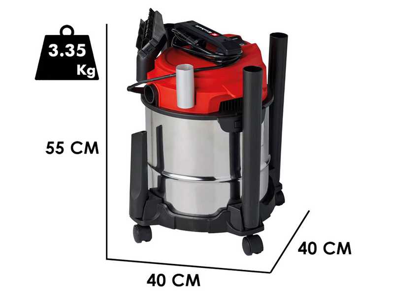 Einhell TC-VC 1812/1 S - Aspirador de s&oacute;lidos y l&iacute;quidos