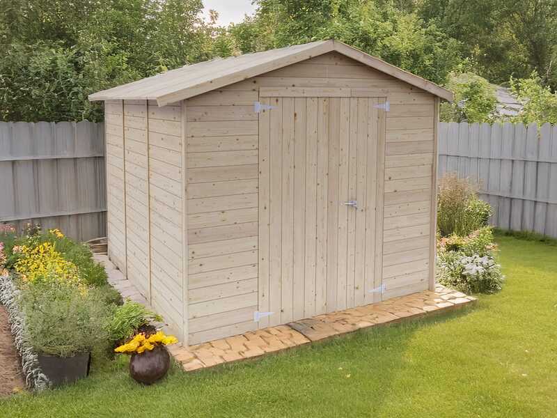 Alce Stefy 238x245 - Caseta de jard&iacute;n de madera - 238x245x220 cm