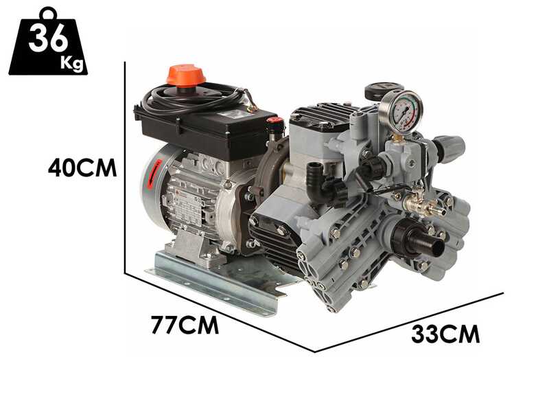 Comet MTP P40/20 TRF90 HP3 BA SCAT EL - Motobomba el&eacute;ctrica trif&aacute;sica para pulverizaci&oacute;n - versi&oacute;n para &aacute;cidos y productos qu&iacute;micos