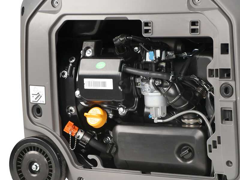 Pramac PMi 4500 - Generador de corriente inverter con ruedas 4,2 kW - Continua 3,8 kW Monof&aacute;sica