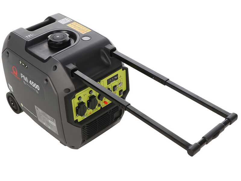 Pramac PMi 4500 - Generador de corriente inverter con ruedas 4,2 kW - Continua 3,8 kW Monof&aacute;sica