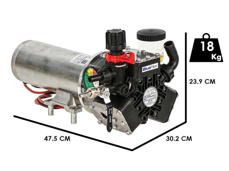 Annovi Reverberi AR 20 DC - Motobomba fumigadora el&eacute;ctrica - 12V - 8 bar - BATER&Iacute;A NO INCLUIDA