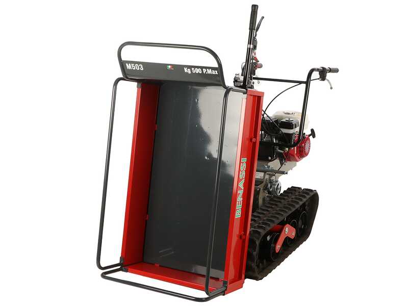 Benassi M503 - Carretilla de orugas extensible - Capacidad 550 Kg