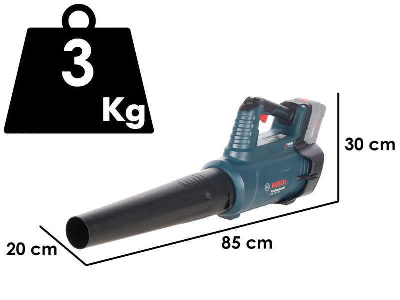Bosch Professional GBL 18V-750 - Soplador de bater&iacute;a - BATER&Iacute;AS Y CARGADOR NO EST&Aacute;N INCLUIDOS