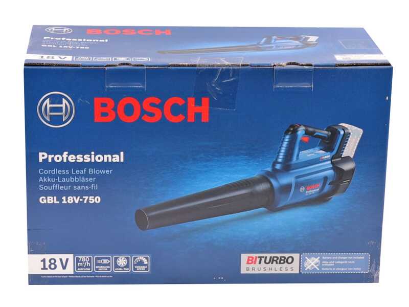 Bosch Professional GBL 18V-750 - Soplador de bater&iacute;a - 18V/8Ah