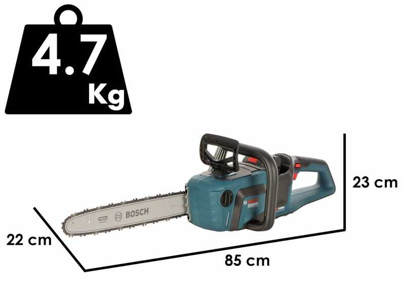 Bosch Professional BITURBO GKE 18V-40 - Motosierra el&eacute;ctrica de bater&iacute;a - 18V 8Ah - Espada de 40cm