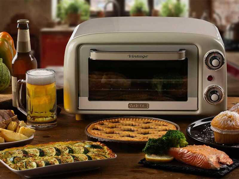 Ariete Vintage Beis - Horno el&eacute;ctrico est&aacute;tico - 10L 800W