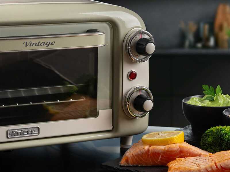 Ariete Vintage Beis - Horno el&eacute;ctrico est&aacute;tico - 10L 800W