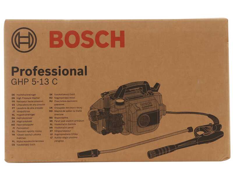 Bosch Professional GHP 5-13 C - Hidrolimpiadora de agua fr&iacute;a - 140 bar - 522 L/h
