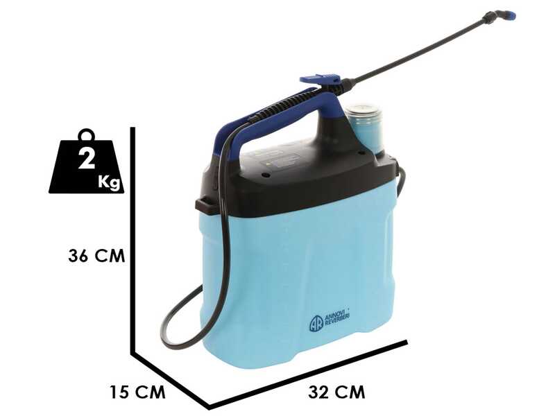Annovi Reverberi AR Spray 8 - Bomba pulverizadora el&eacute;ctrica a bater&iacute;a - 8 litros
