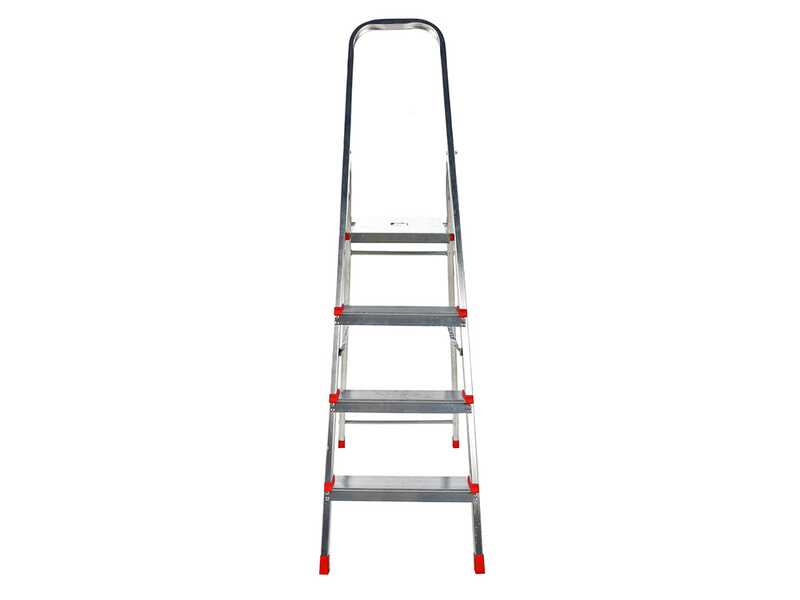 Escalera de aluminio con caballete Alice 4, 4 pelda&ntilde;os, 1,49 m