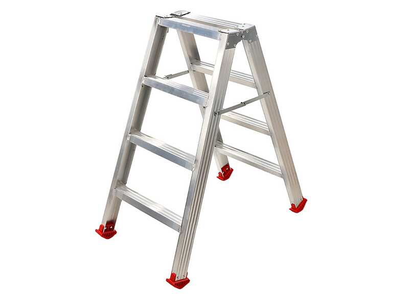 Escalera doble de aluminio 1031, 2x4 pelda&ntilde;os, 0,96 m