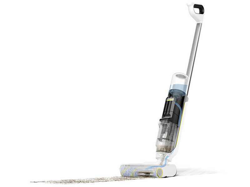 Karcher FCV 3 - Fregadora de baterías - 3 en 1: lava, seca y aspira