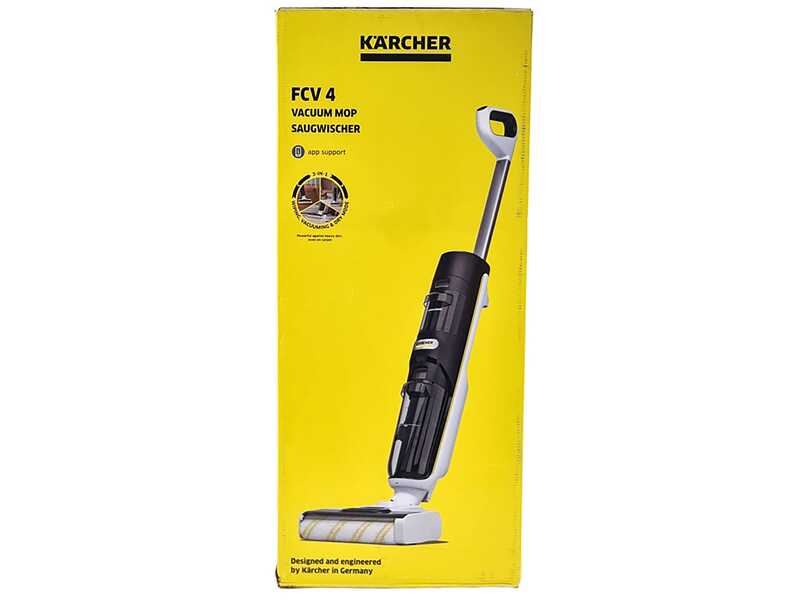 Karcher FCV 4 - Fregadora de bater&iacute;as - 3 en 1: lava, seca y aspira