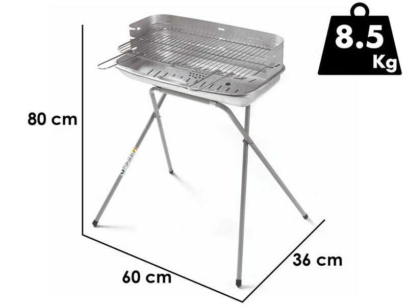 Ompagrill 60-40 Aluminized - Barbacoa de carb&oacute;n