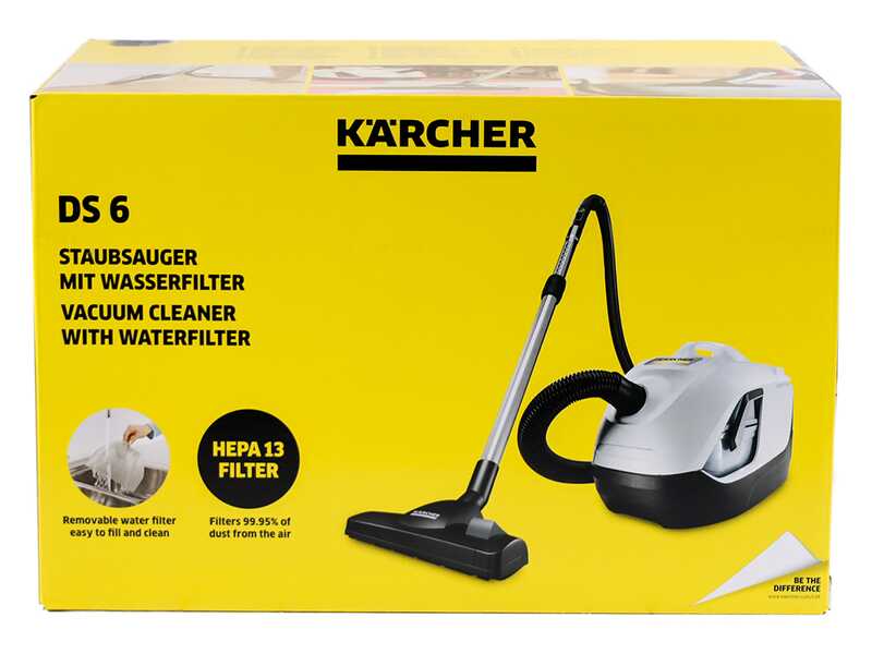 Karcher DS 6 - Aspirador de trineo con filtro de agua - 650 W