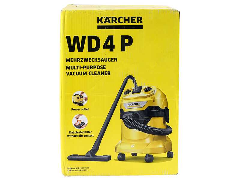 Karcher WD 4 P V-20/5/22 - Aspirador - Dep&oacute;sito de pl&aacute;stico de 20 litros