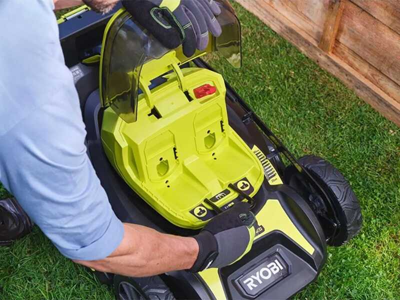 Ryobi RY18LMX46A-250 - Cortac&eacute;sped a bater&iacute;a - 2x 18V/5Ah - Corte de 46 cm