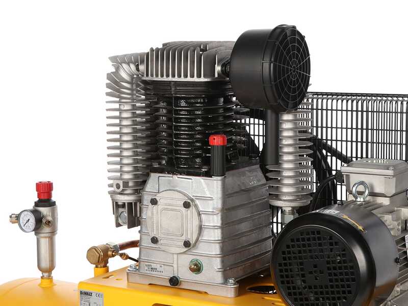 DeWalt DXCMB55T271HCE - Compresor de aire el&eacute;ctrico trif&aacute;sico de correa - Motor de 5,5 HP - 270 L