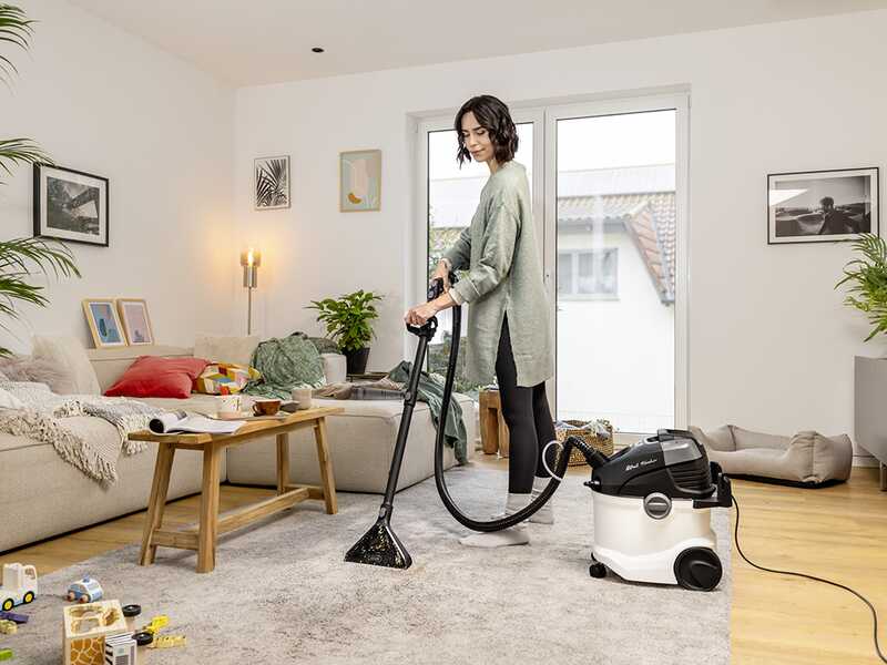 Karcher SE 6 Signature Line - Lavamoquetas - Aspirador de l&iacute;quidos - Bid&oacute;n agua limpia y sucia 4 L - 1000 W